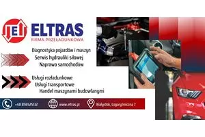 NAPRAWA SAMOCHODÓW DIAGNOSTYKA TRANSPORT CIĘŻAROWY ROZŁADUNEK ELTRAS